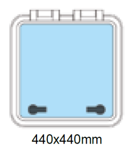 Luk  flushline 440 x 440    80504060