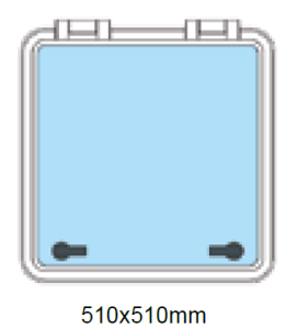 Luk flushline 510 x 510    80559000