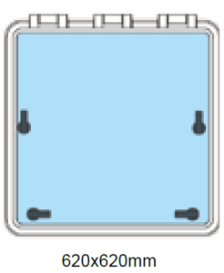 Luk flushline 620 x 620    80551000