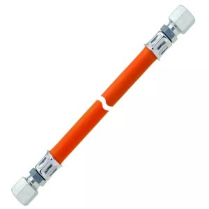 Wąż gazowy RVS 8 x RVS 8 x 400 PS 10 bar