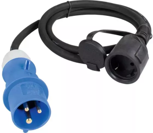 PRZYŁĄCZE CEE 1,5 m 230V-CEE PROSTE MĘSKIE ADAPTER