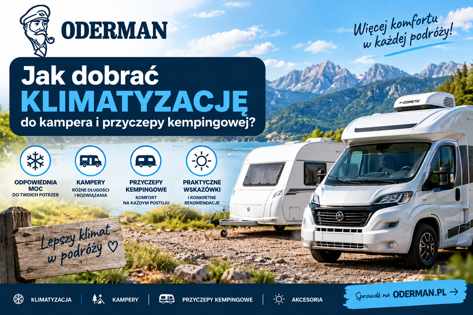 klimatyzacja do kampera i przyczepy kempingowej- dobór klimatyzacji 